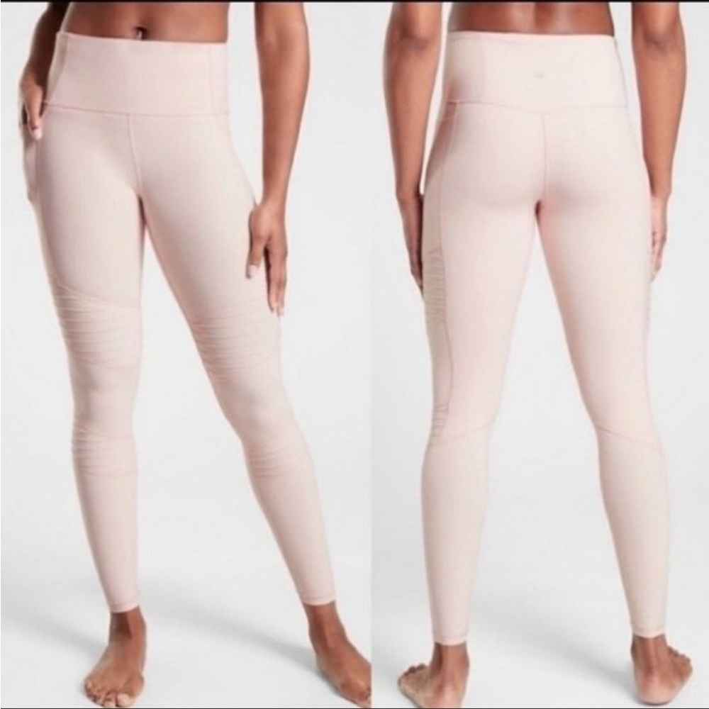 NWT Athleta Inclination Moro Tight Leggings (XXS)- Pink